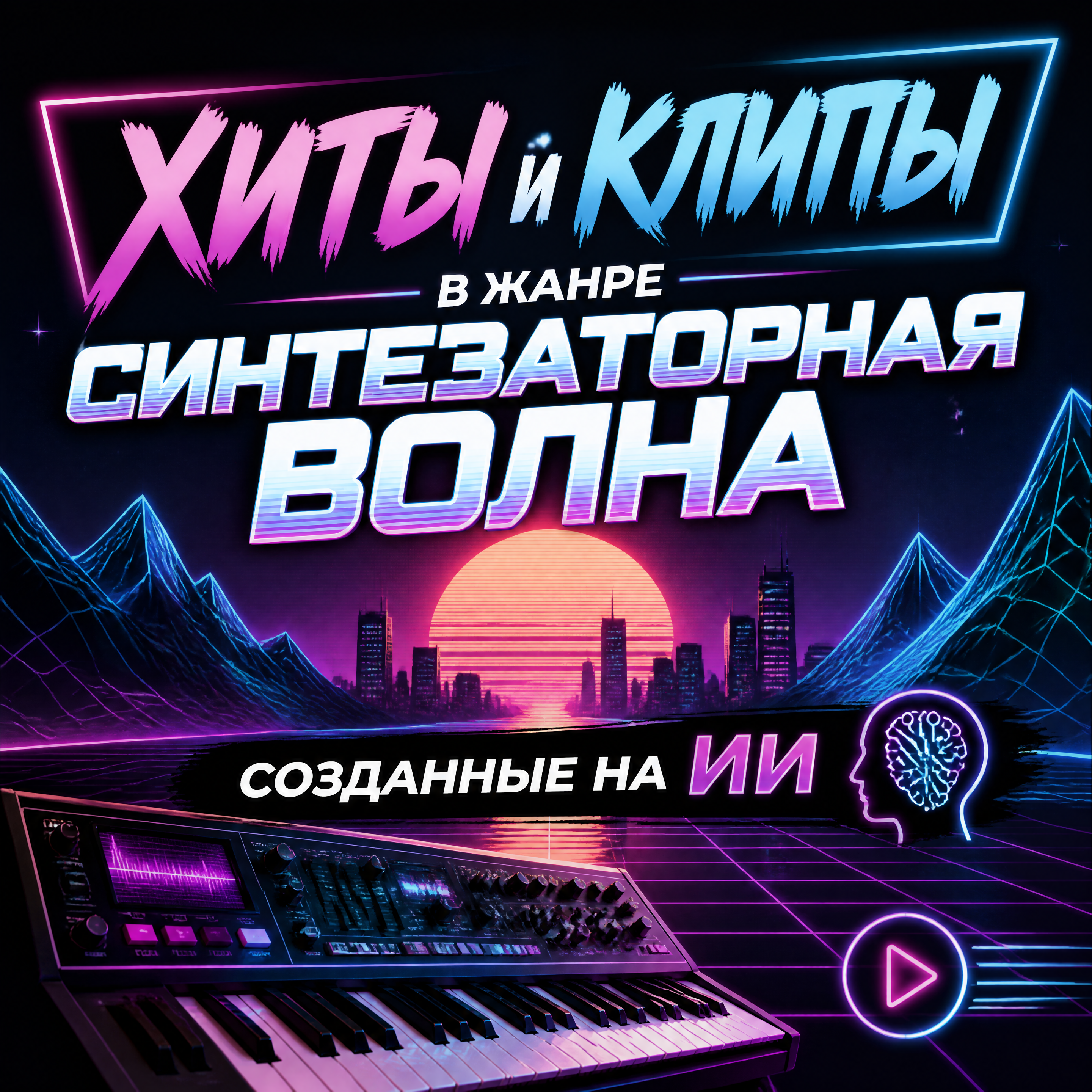 Синтезаторная волна, созданная ИИ: музыка, звучащая как настоящая душа