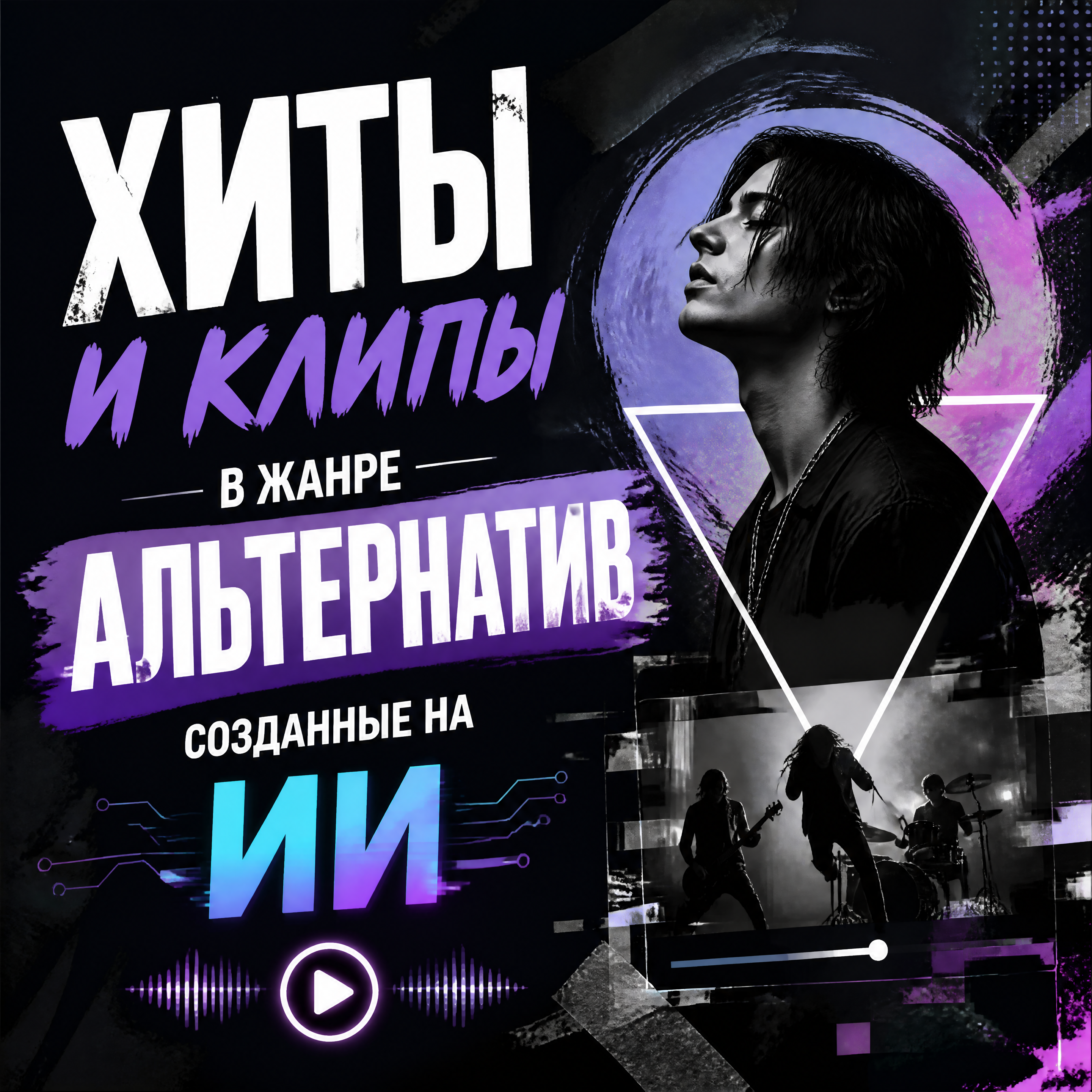 Альтернатив онлайн — слушать ИИ-хиты и смотреть клипы